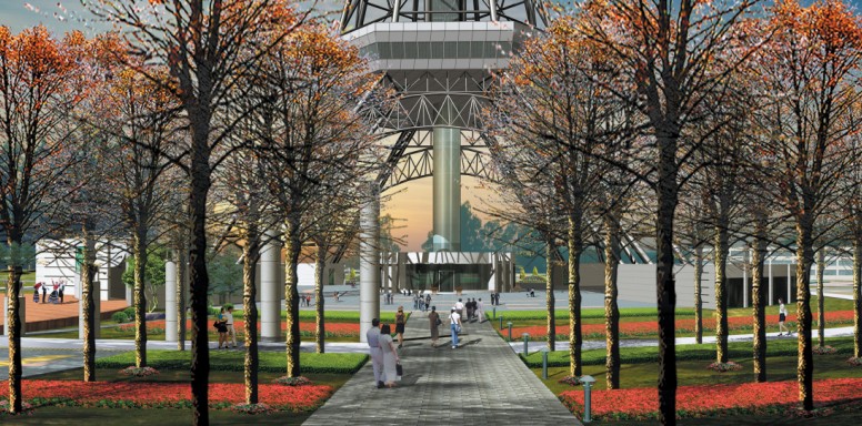 公園廣場(chǎng)景觀(guān)